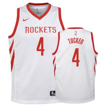 Youth Houston Rockets #4 P.J. Tucker Association Jersey