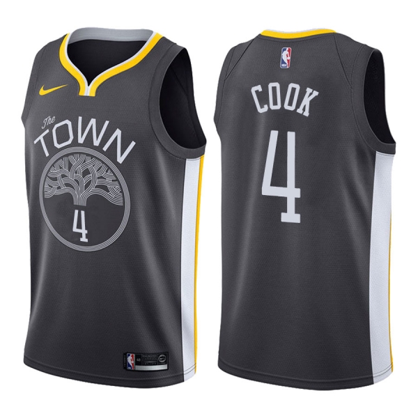 Golden State Warriors #4 Quinn Cook Statement Jersey