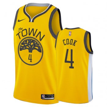 Golden State Warriors #4 Quinn Cook Earned Jersey