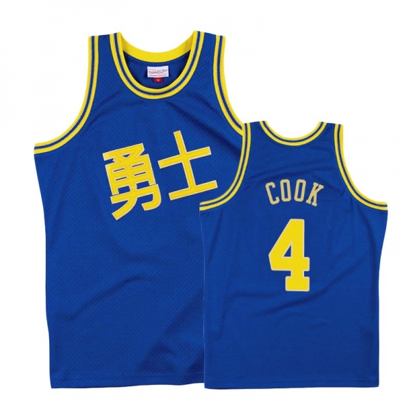 Golden State Warriors #4 Quinn Cook Chinese New Year Jersey