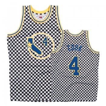 Golden State Warriors #4 Quinn Cook Checkerboard Jersey