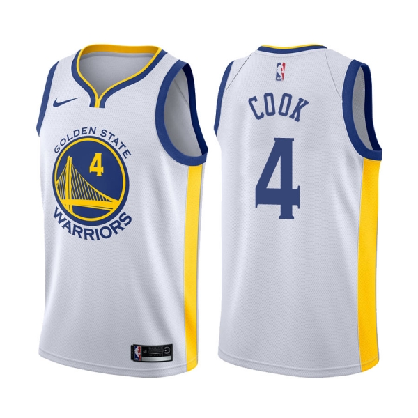 Golden State Warriors #4 Quinn Cook Association Jersey