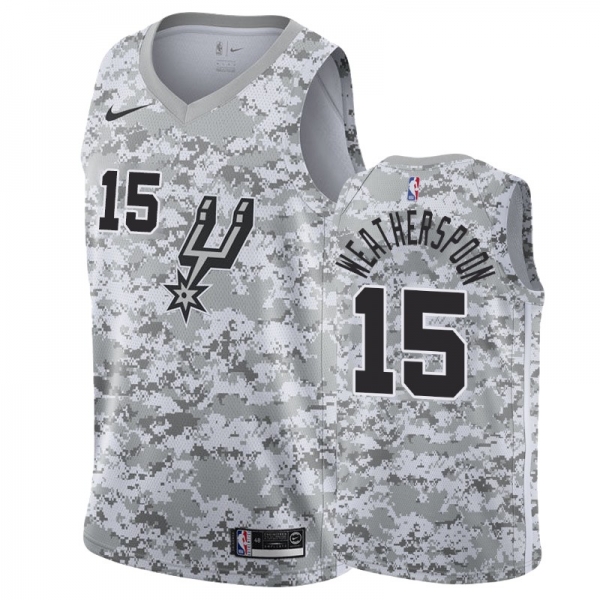 San Antonio Spurs #15 Quinndary Weatherspoon Earned Jersey