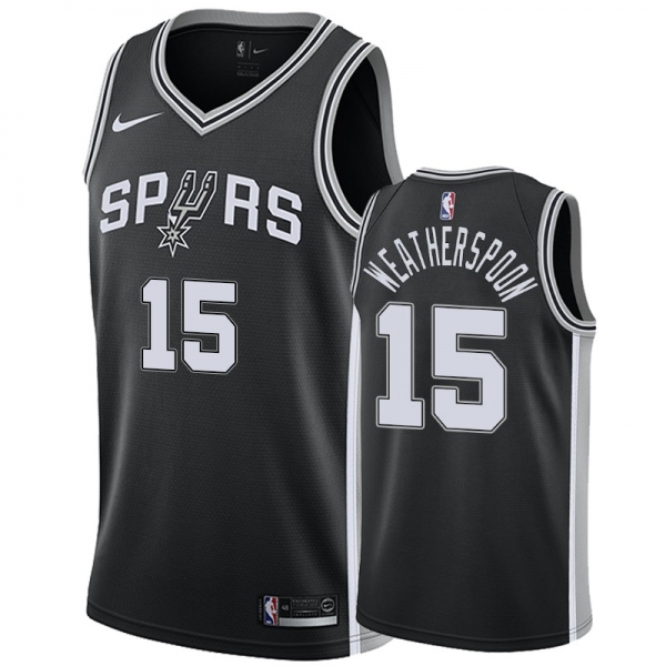 San Antonio Spurs #15 Quinndary Weatherspoon Icon Jersey