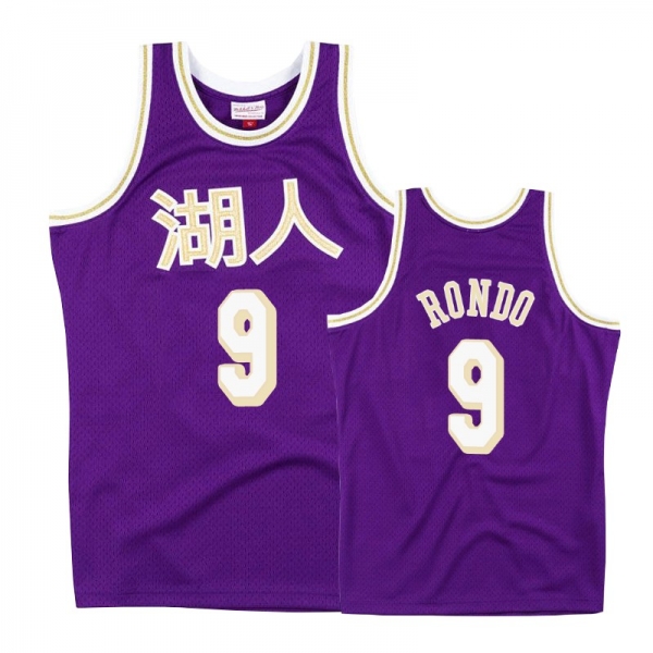 Los Angeles Lakers #9 Rajon Rondo Chinese New Year Jersey