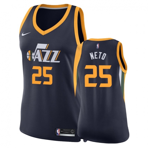 Women's Utah Jazz #25 Raul Neto Icon Jersey