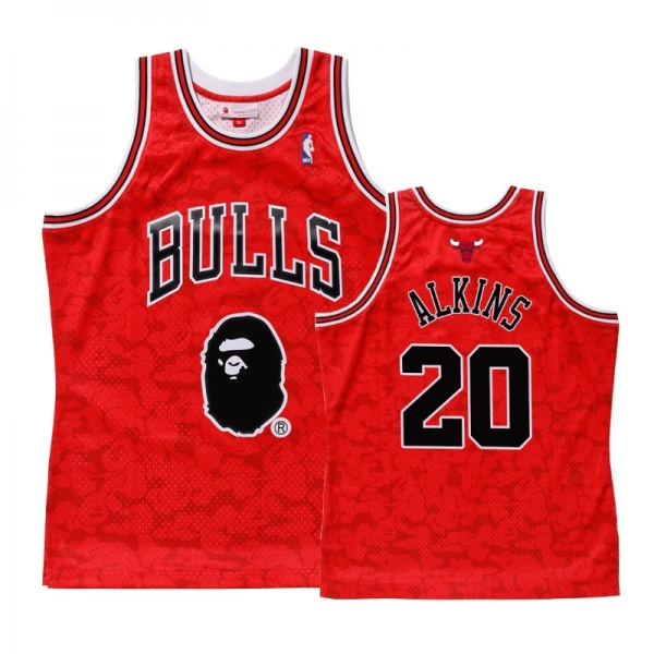 Chicago Bulls #20 Rawle Alkins BAPE Jersey