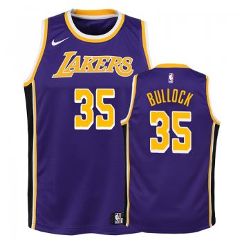 Youth Los Angeles Lakers #35 Reggie Bullock Statement Jersey