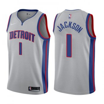 Detroit Pistons #1 Reggie Jackson Statement Jersey