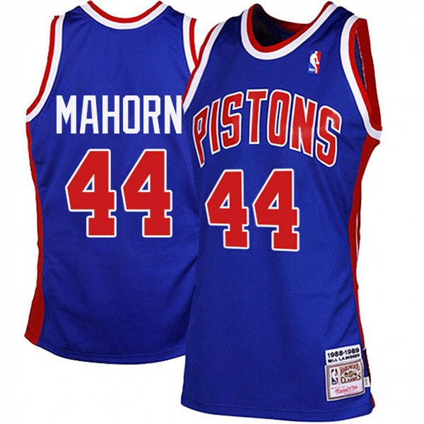 Detroit Pistons #44 Rick Mahorn Hardwood Classics Jersey