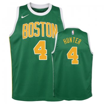 Youth Boston Celtics #4 R.J. Hunter Earned Jersey