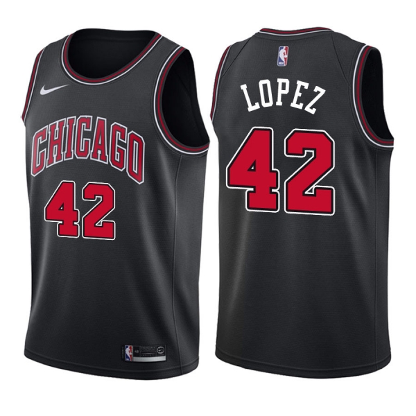 Chicago Bulls #42 Robin Lopez Statement Jersey