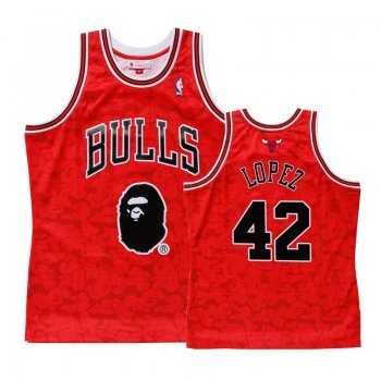 Chicago Bulls #42 Robin Lopez BAPE Jersey