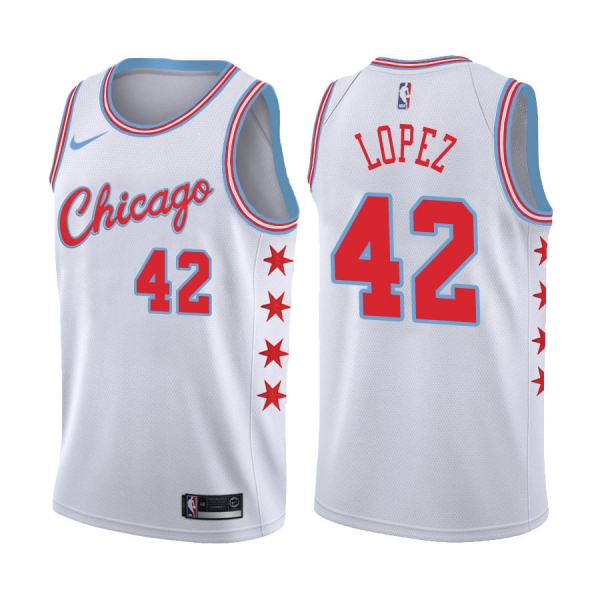 Chicago Bulls #42 Robin Lopez City Jersey