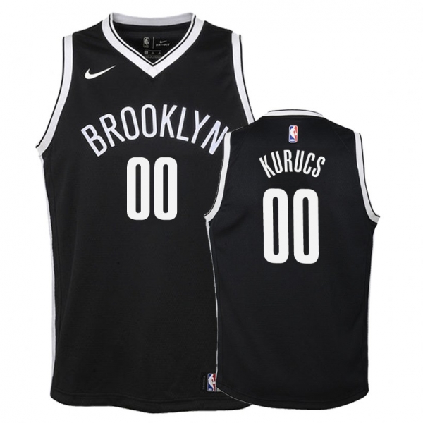 Youth Brooklyn Nets #00 Rodions Kurucs Icon Jersey