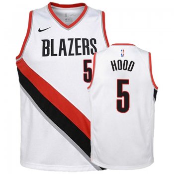 Youth Portland Trail Blazers #5 Rodney Hood Association Jersey