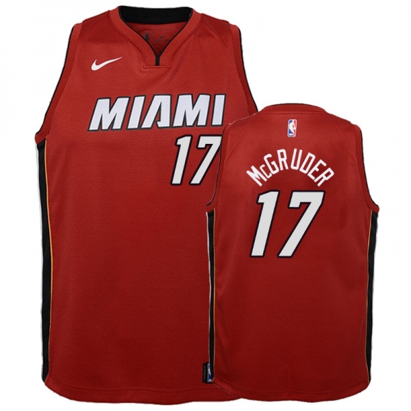 Youth Miami Heat #17 Rodney McGruder Statement Jersey