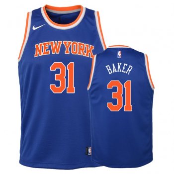 Youth New York Knicks Ron Baker #31 Blue Icon Jersey