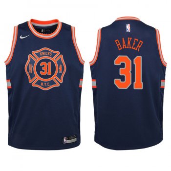 Youth New York Knicks #31 Ron Baker City Jersey