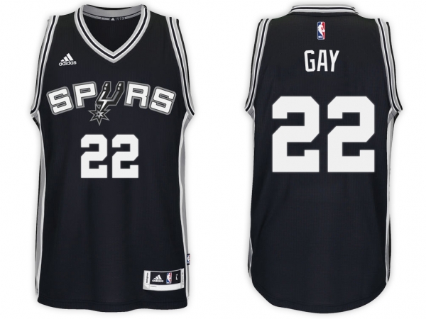 San Antonio Spurs #22 Rudy Gay Road Jersey