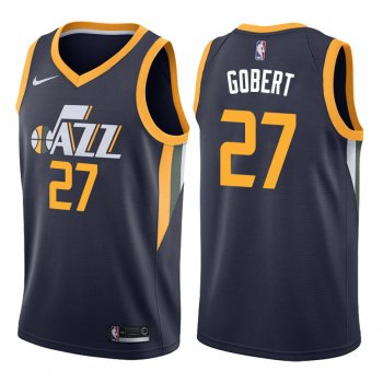 Utah Jazz Rudy Gobert #27 Navy 2017-18 Icon Jersey