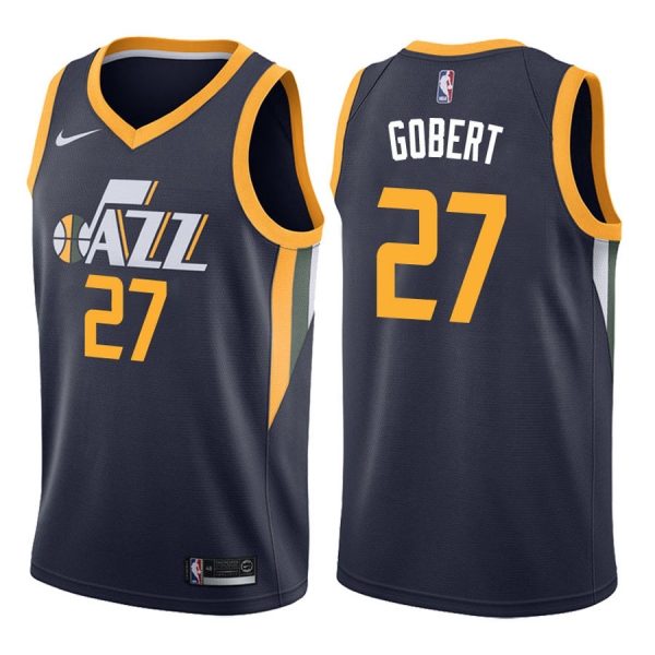 Utah Jazz Rudy Gobert #27 Navy 2017-18 Icon Jersey