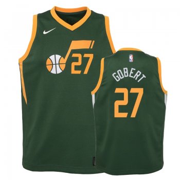 Youth Utah Jazz #27 Rudy Gobert Earned Jersey