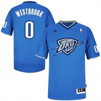 Oklahoma City Thunder #0 Russell Westbrook Christmas Jersey