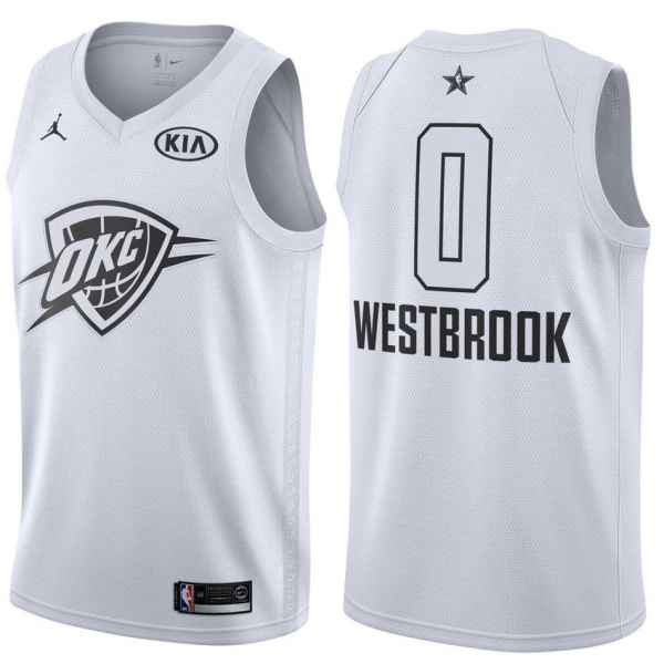 Oklahoma City Thunder #0 Russell Westbrook All-Star Jersey