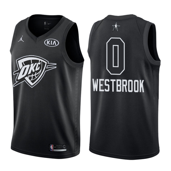 Oklahoma City Thunder #0 Russell Westbrook All-Star Jersey