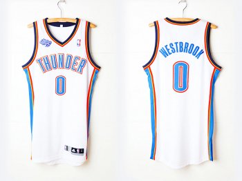 Oklahoma City Thunder #0 Russell Westbrook Home Jersey