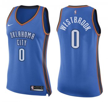 Women's Oklahoma City Thunder #0 Russell Westbrook Icon Jersey