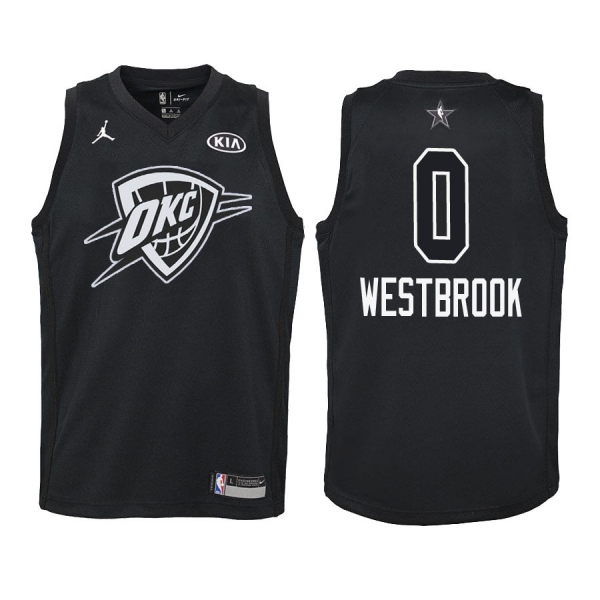 Youth Oklahoma City Thunder #0 Russell Westbrook All-Star Jersey