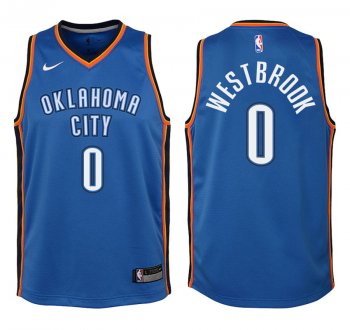 Youth Oklahoma City Thunder #0 Russell Westbrook Icon Jersey