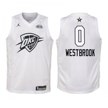 Youth Oklahoma City Thunder #0 Russell Westbrook All-Star Jersey