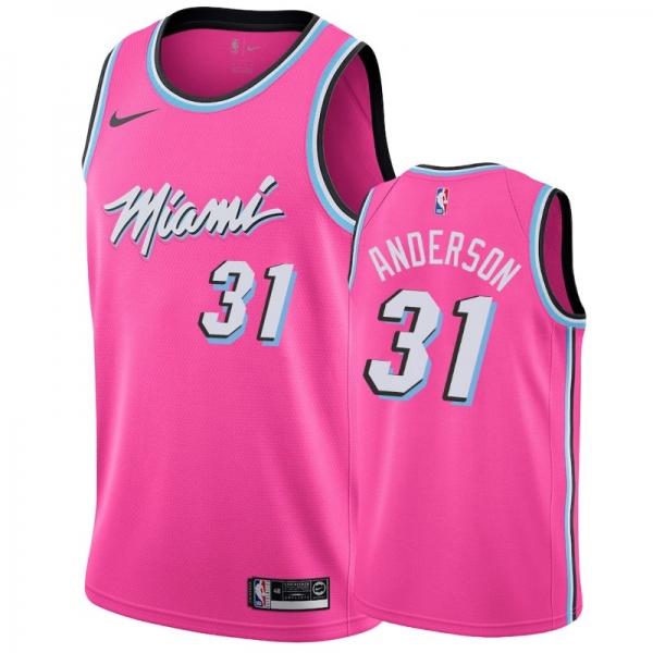 Miami Heat #31 Ryan Anderson Earned Jersey