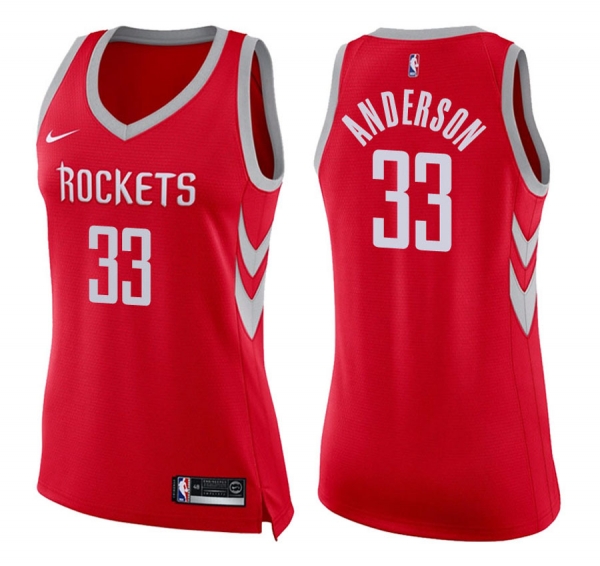 Women's Houston Rockets #33 Ryan Anderson Icon Jersey