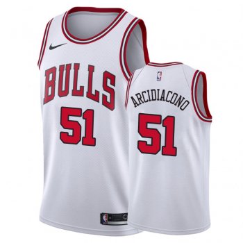 Chicago Bulls Ryan Arcidiacono #51 Wihte Association Jersey