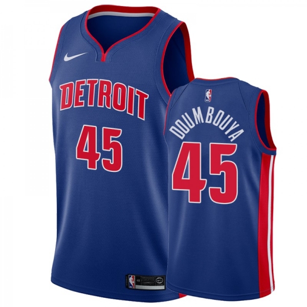 Detroit Pistons #45 Sekou Doumbouya Icon Jersey