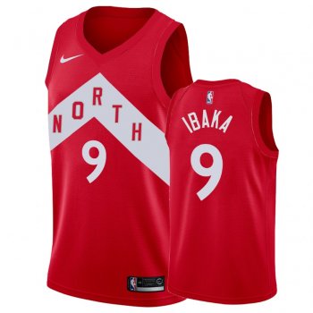 Toronto Raptors Serge Ibaka Red Earned Edition Jersey