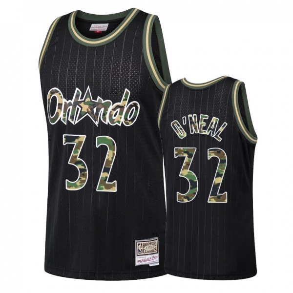 Orlando Magic #32 Shaquille O'Neal Straight Fire Jersey