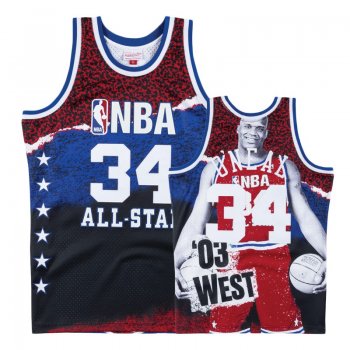 Los Angeles Lakers #34 Shaquille O'Neal All-Star Jersey