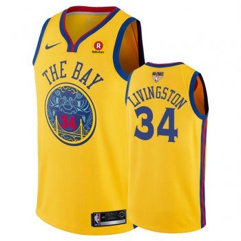 Golden State Warriors #34 Shaun Livingston City Jersey