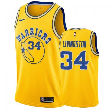 Golden State Warriors #34 Shaun Livingston Hardwood Classics Jersey