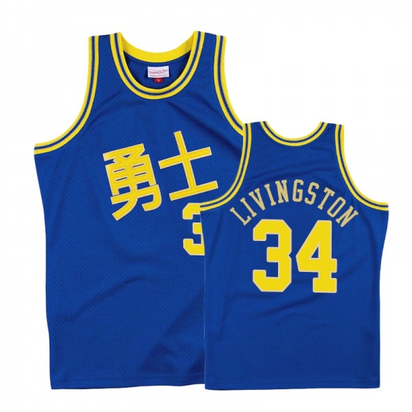 Golden State Warriors #34 Shaun Livingston Chinese New Year Jersey