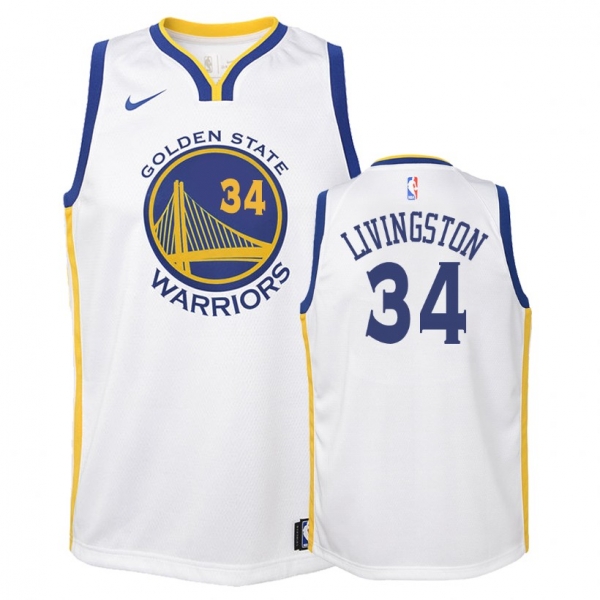 Youth Golden State Warriors #34 Shaun Livingston Association Jersey