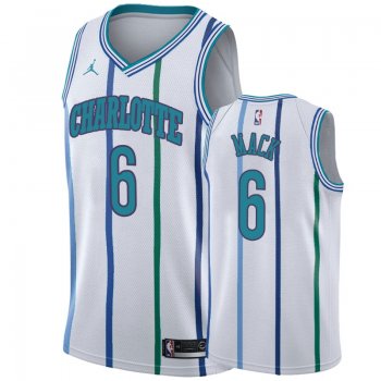 Charlotte Hornets #6 Shelvin Mack Hardwood Classics Jersey