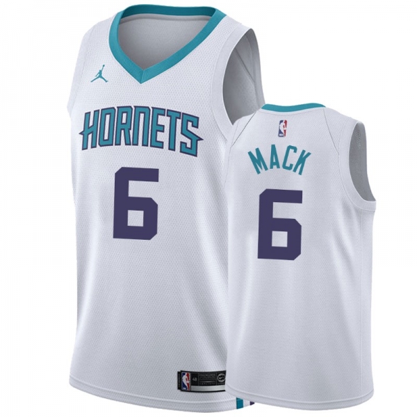 Charlotte Hornets Shelvin Mack #6 White 2018-19 Association Jersey