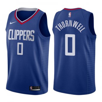 Los Angeles Clippers #0 Sindarius Thornwell Icon Jersey