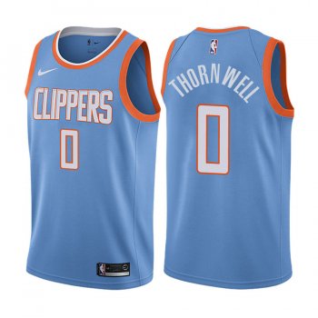 Los Angeles Clippers #0 Sindarius Thornwell City Jersey